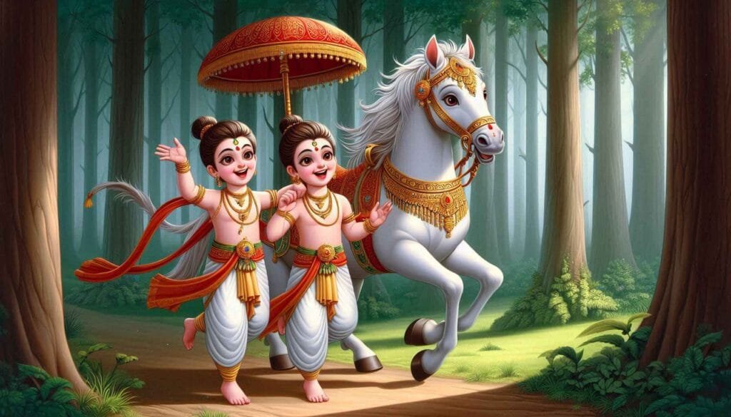 Chotoder Ramayan ছোটদের রামায়ণ কথা: উত্তরা কাণ্ড – সীতার বনবাস ও লব-কুশের বীরত্ব ...