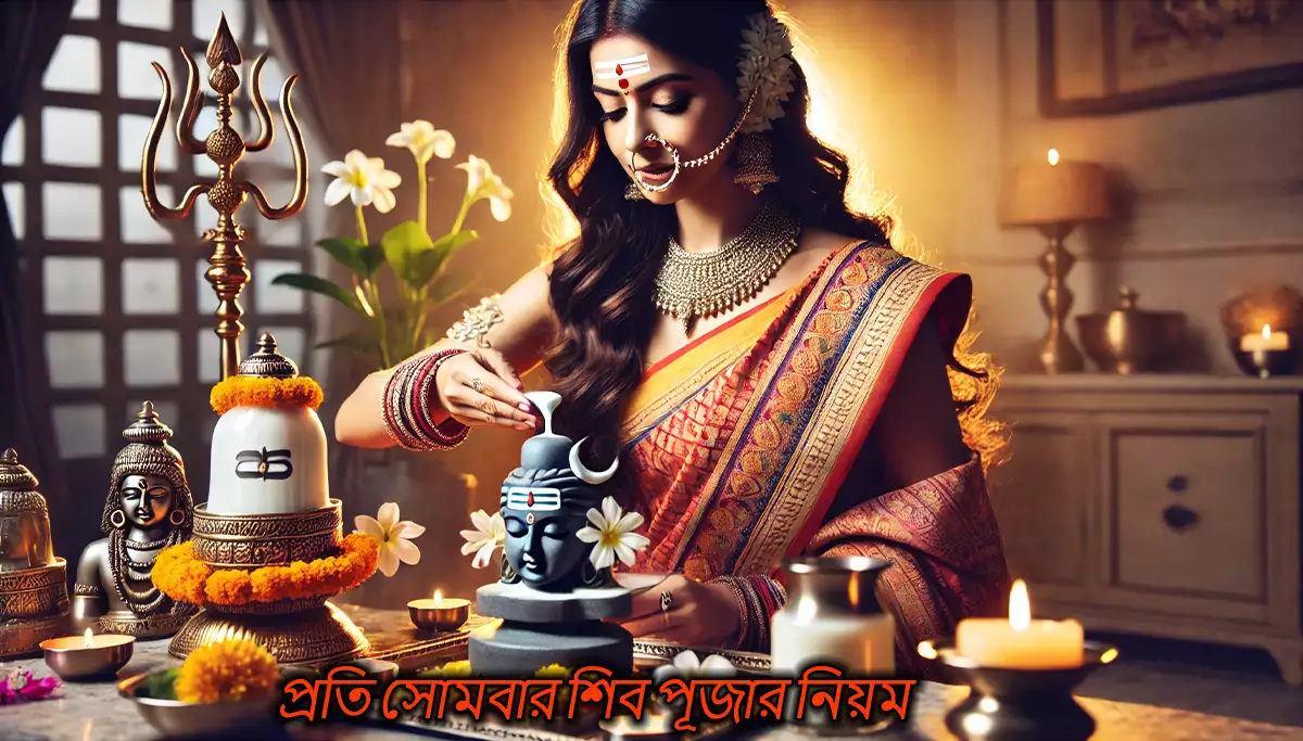 সোমবার শিব পূজার নিয়ম ও মন্ত্র