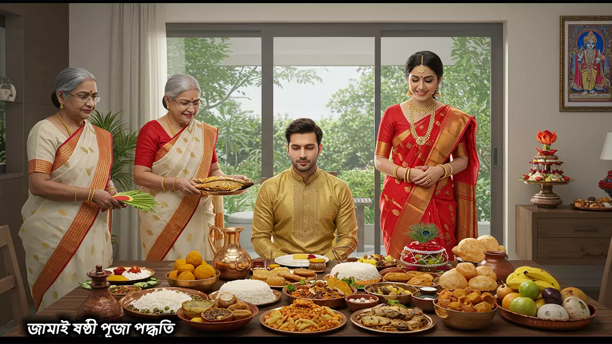 জামাই ষষ্ঠী পূজা পদ্ধতি