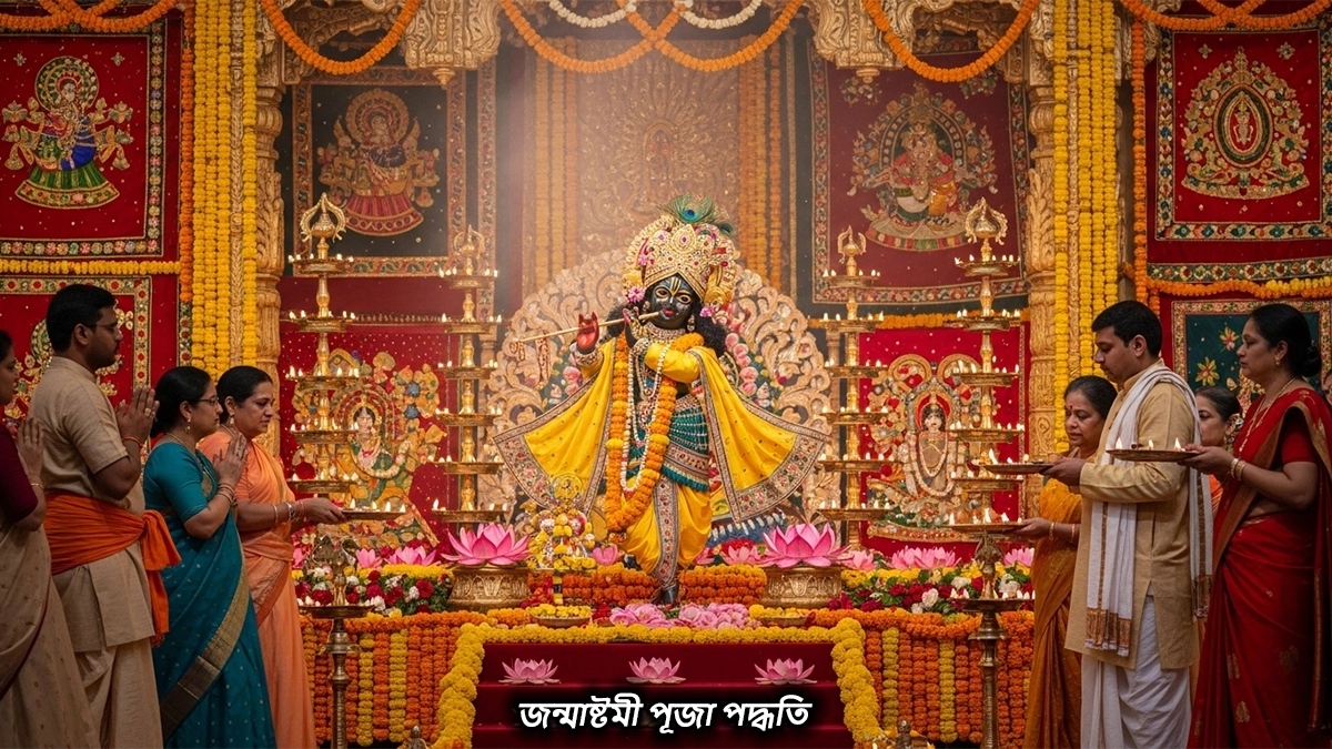 জন্মাষ্টমী পূজা পদ্ধতি